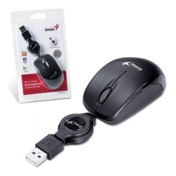 Mouse - Genius MICRO TRAVEL - USB retractil.